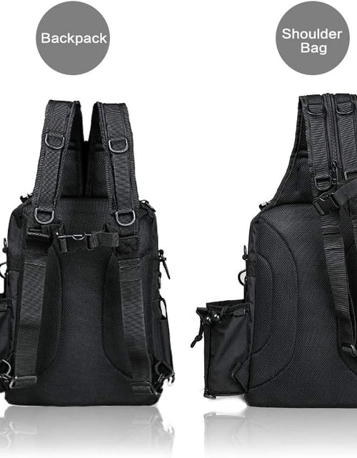 Load image into Gallery viewer, Fishing Backpack with Rod Holder Fishing Tackle Bag Fishing Gear Bag
