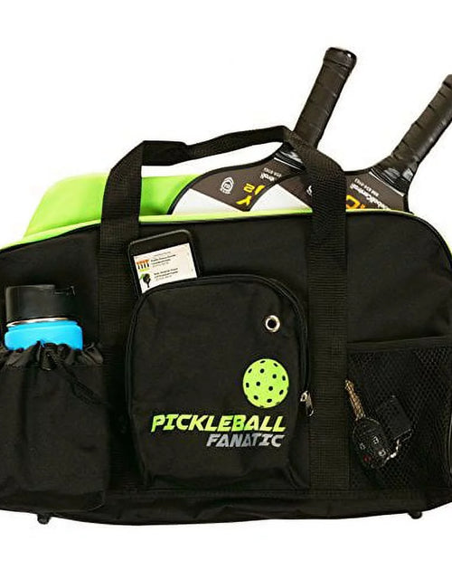 Load image into Gallery viewer, Pickleball Fanatic Duffel Bag (Green/Black)
