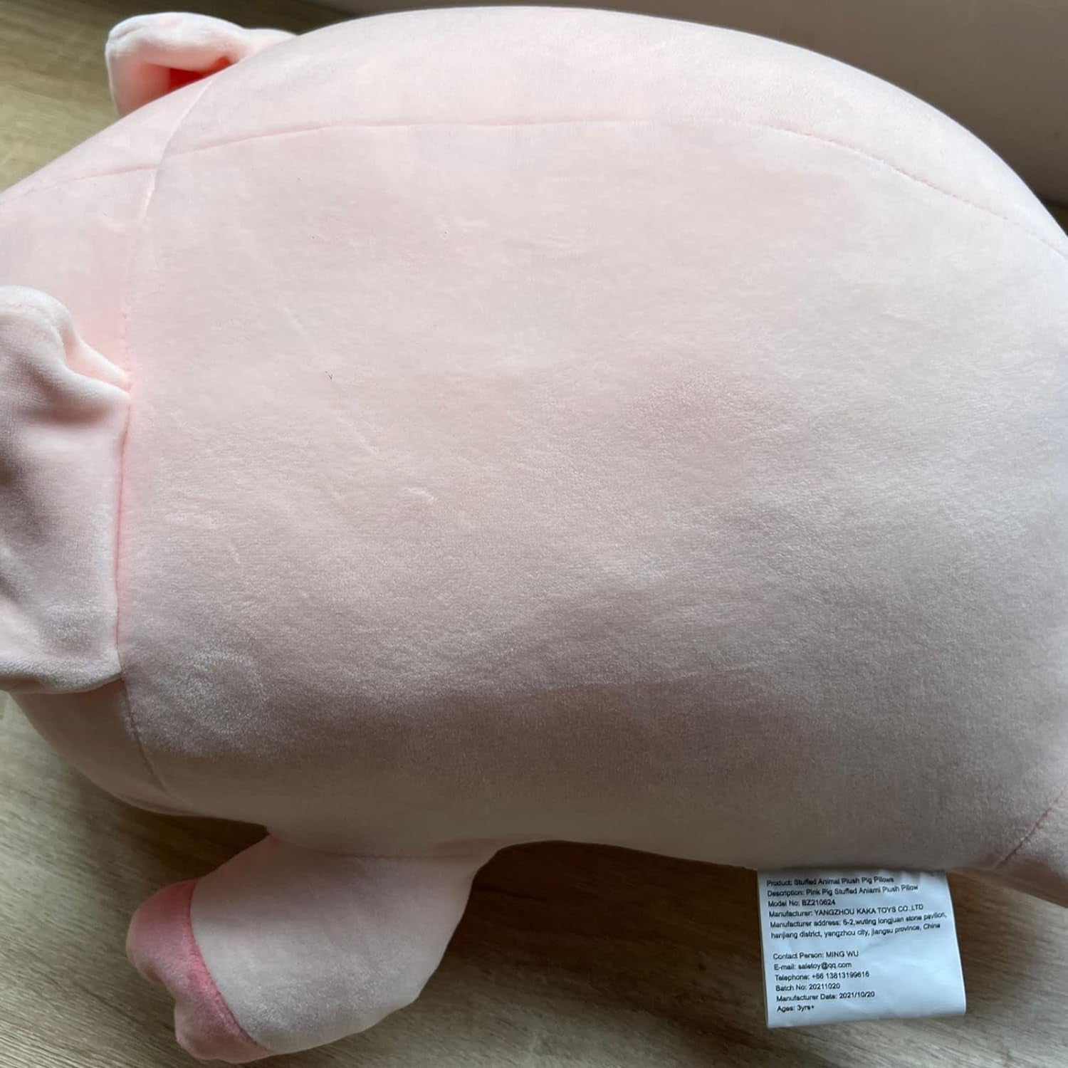 Pig Stuffed Animal 19.6” Kawaii Plushies Pig Plush Cute Pillow Plush Pillows Hugging Pillow, Fat Soft Stuffed Pig Plush Toy for Kids Girls Boys