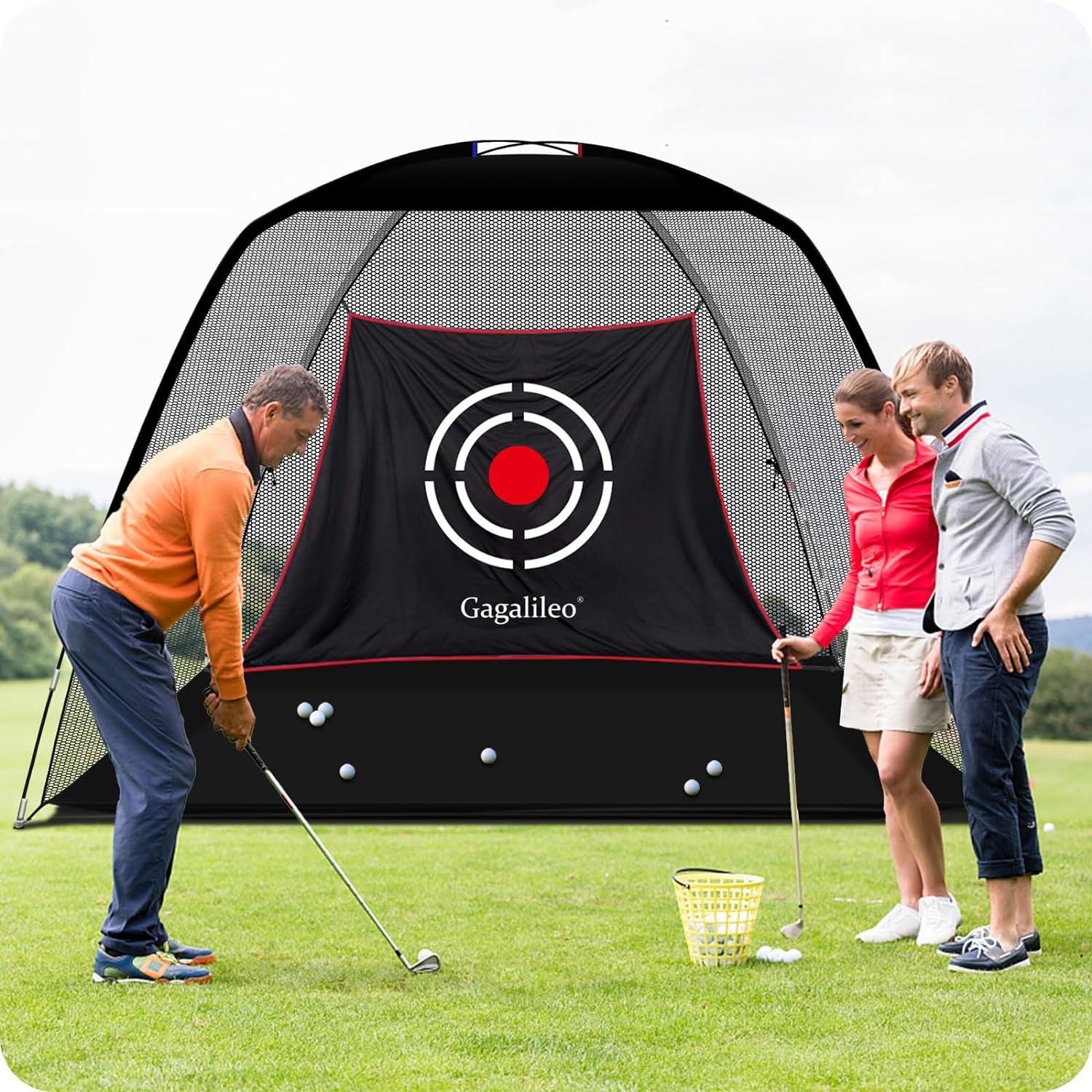 Golf Net,Golf Net Backyard Driving,Golf Driving Range,Golf Set Net,Heavy Duty Dome Golf Practice Net,Golf Practice Hitting Net,Quick Setup with Target Cloth and Carry Bag(Style Optional)