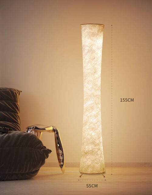 Load image into Gallery viewer, Soft Light LED Floor Lamp RGB Color Changing 61&#39;&#39; Modern Tall Lamp, Smart Standing Lamp with Remote Control and APP Control for Living Room, Bedroom and Game Room
