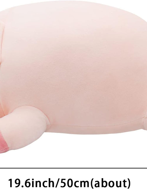 Load image into Gallery viewer, Pig Stuffed Animal 19.6” Kawaii Plushies Pig Plush Cute Pillow Plush Pillows Hugging Pillow, Fat Soft Stuffed Pig Plush Toy for Kids Girls Boys
