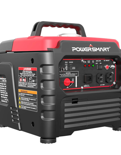 Load image into Gallery viewer, 1500W Gas Inverter Generator with Recoil Start: Portable &amp; Quiet Solution for Camping &amp; Home
