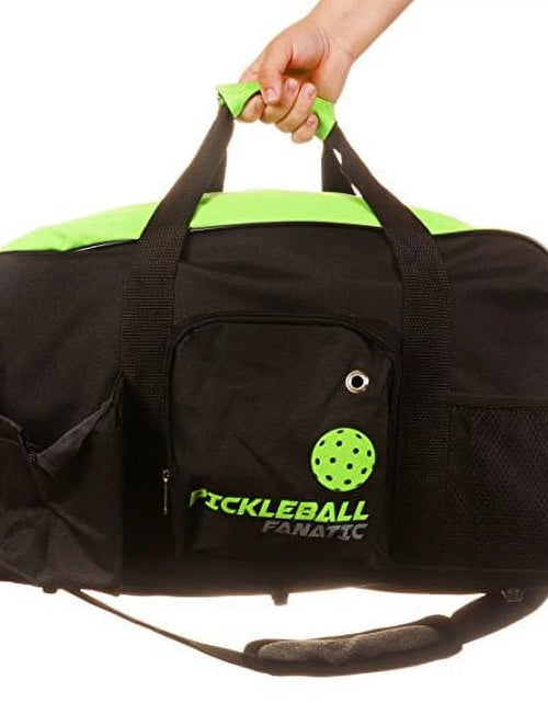 Load image into Gallery viewer, Pickleball Fanatic Duffel Bag (Green/Black)
